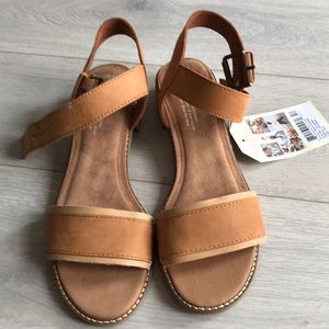 Brand New Toms leather sandals
